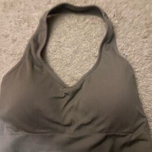 Women's Halter Neck Bralette - Brown XL